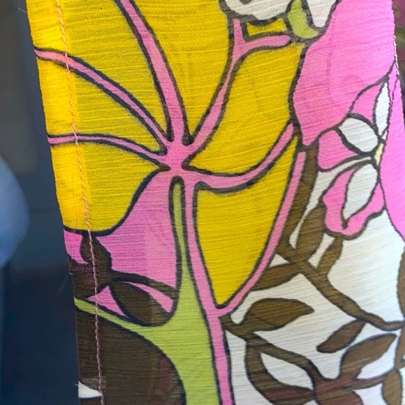 Boho Pants scarf style tie waist , swim cover up. Boutique - Picture 2 of 7